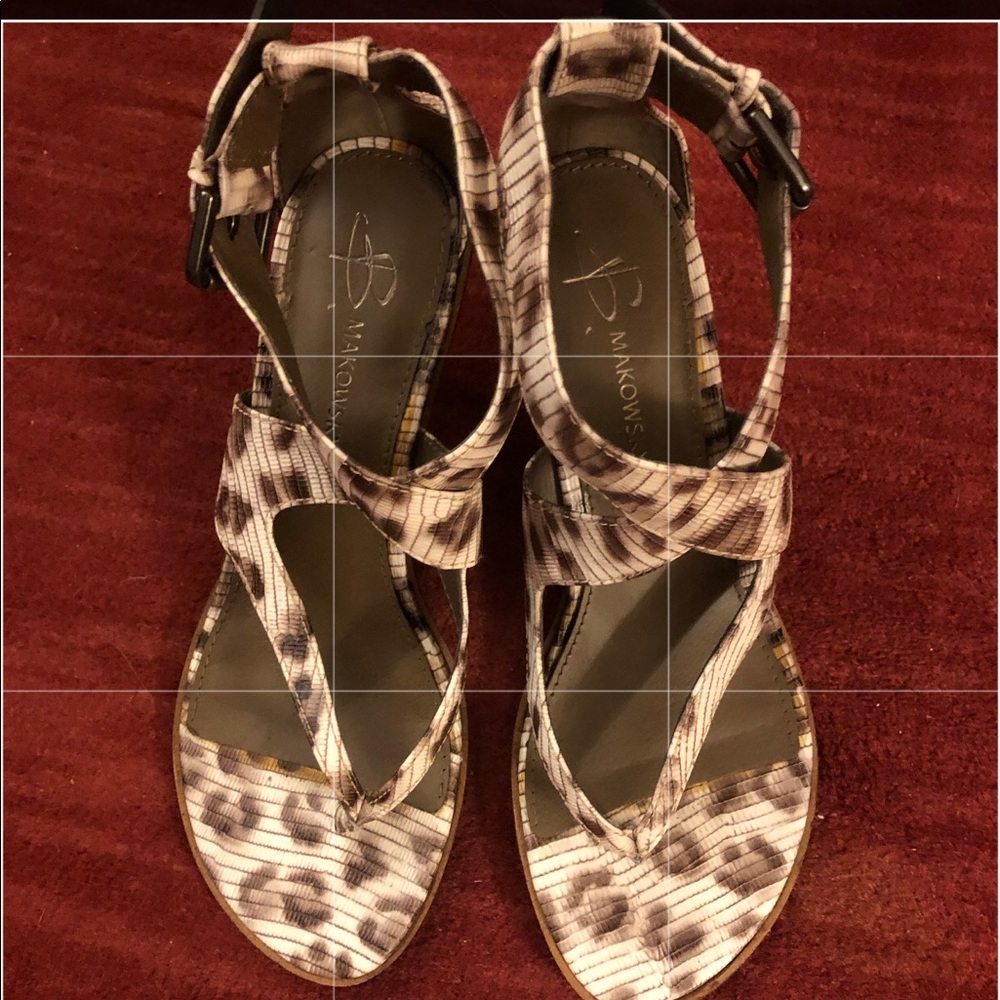 B Makowsky Leopard/Cheetah Shoes